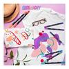 36 pieces, 72 colors, acrylic marker set, color pen, double-headed 2-color marker pen, acrylic pen, water-based pen, waterproof, quick-drying,