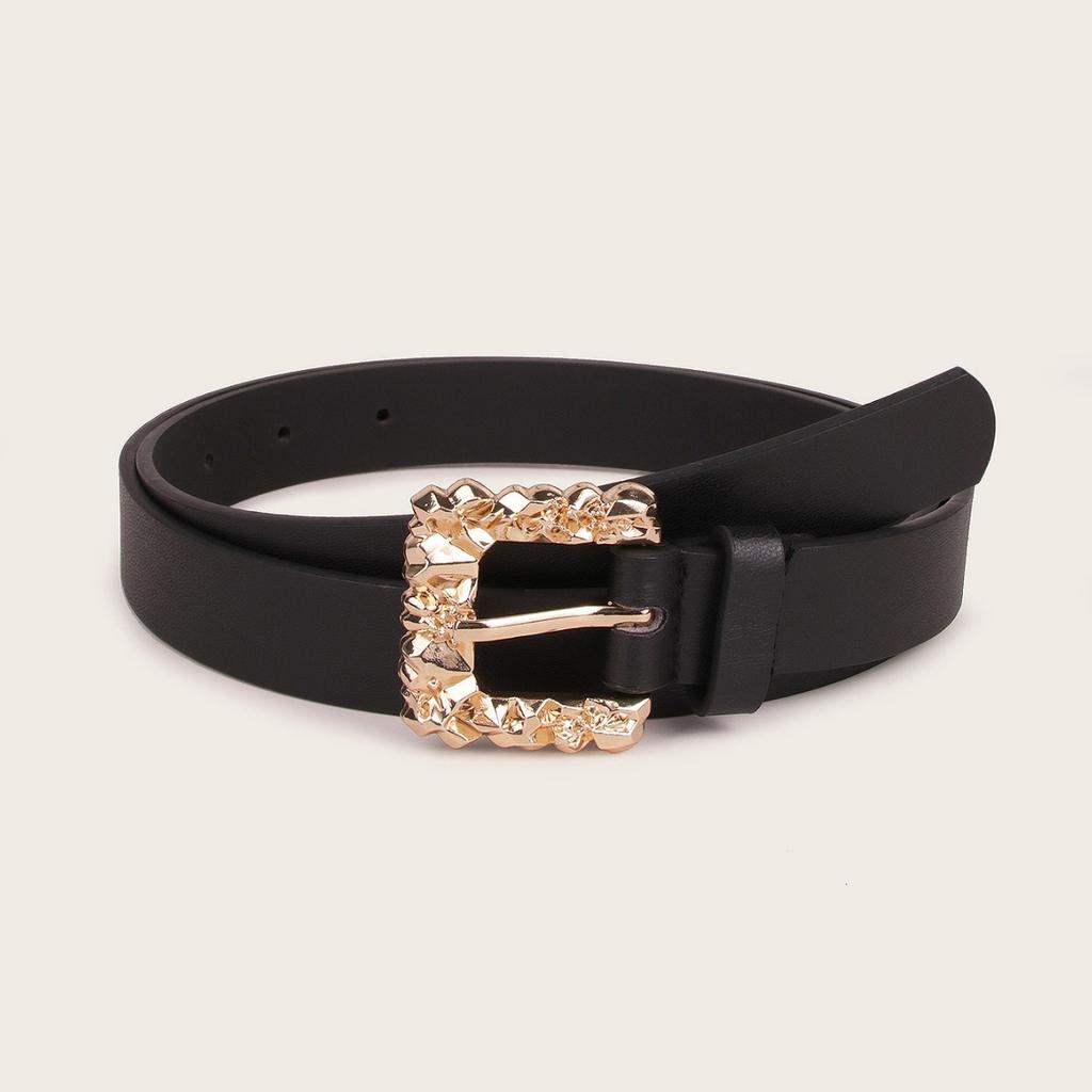 Retro Style Women's Clothing Belt with Skirt with Jeans