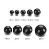 50Pcs Solid Eyes Black Plastic Safety Eyes for Bear Doll Puppet Plush Animal Doll Toy Eye Nose Animal Sewing Button Accessories
