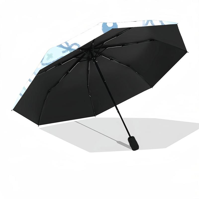 1pc My Melody Angelic Outdoor Umbrella - Automatic Opening/Closing, Foldable Design, Iron Frame, Festival Gift for Fans, Travelers, Everyday Use.Q082