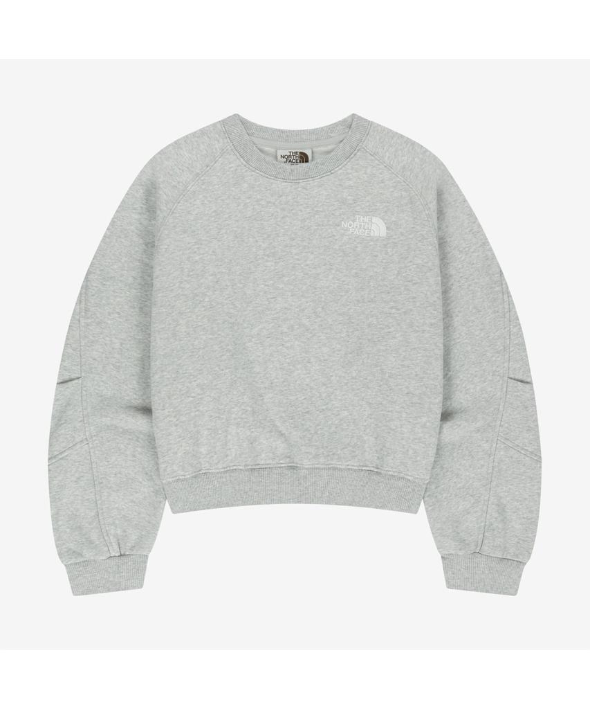 Noseupeiseu Nm5Ms51K Soft Line Sweatshirt Melange_Grey
