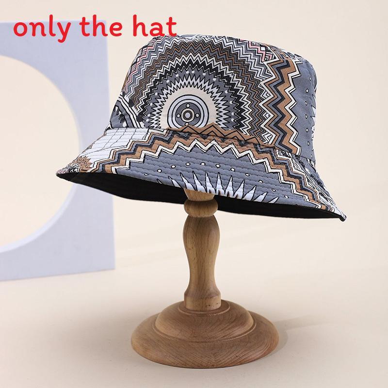Böhmischer Baumwoll-Sonnenhut mit breiter Krempe für Sommerreisen und Sonnenschutz