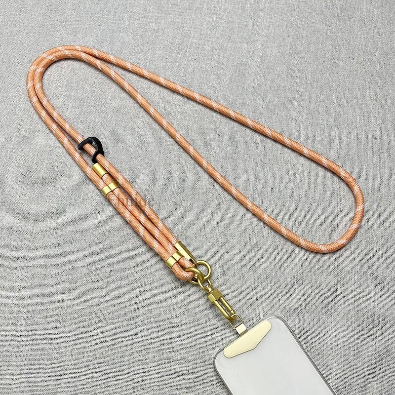 

New Lanyard Gold Buckle Adjustable Wrist Hand Crossbody Strap Cord Hang 150CM Length Mobile Cell Phone Shoulder Chain Key Rope