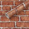 45cm Classic Brick Pattern PVC Waterproof Background Wall Sticker 3D Three-dimensional Self-adhesive Decorative Wall Sticker