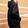 Li Ning Sports Fashion Series Hooded Pullover Fleece Sweatshirt Unisex sweatshirt Black AWDQB72-3