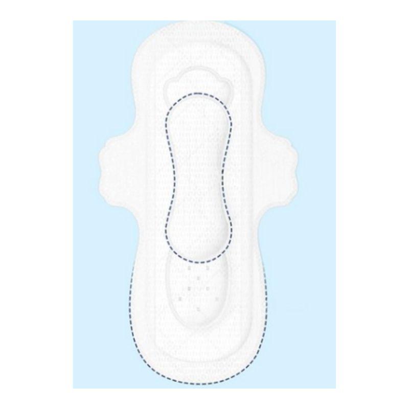 Reine Baumwolle ZERO mit Flügeln Nacht-Binden 33cm 12 Binden x 2 Packungen Koreanische Damenhygiene-Binden
