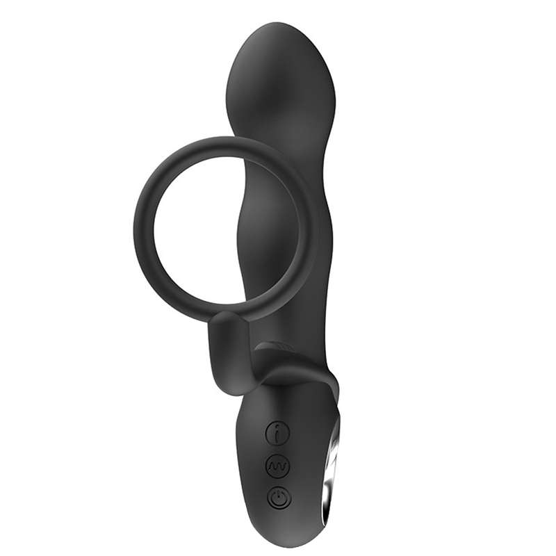 Vibrating Bell Penis Sleeve Anal Lock Men Sex Toy Adult Products Male Masturbation Sexuality Of A Man Cock Ring Silicone