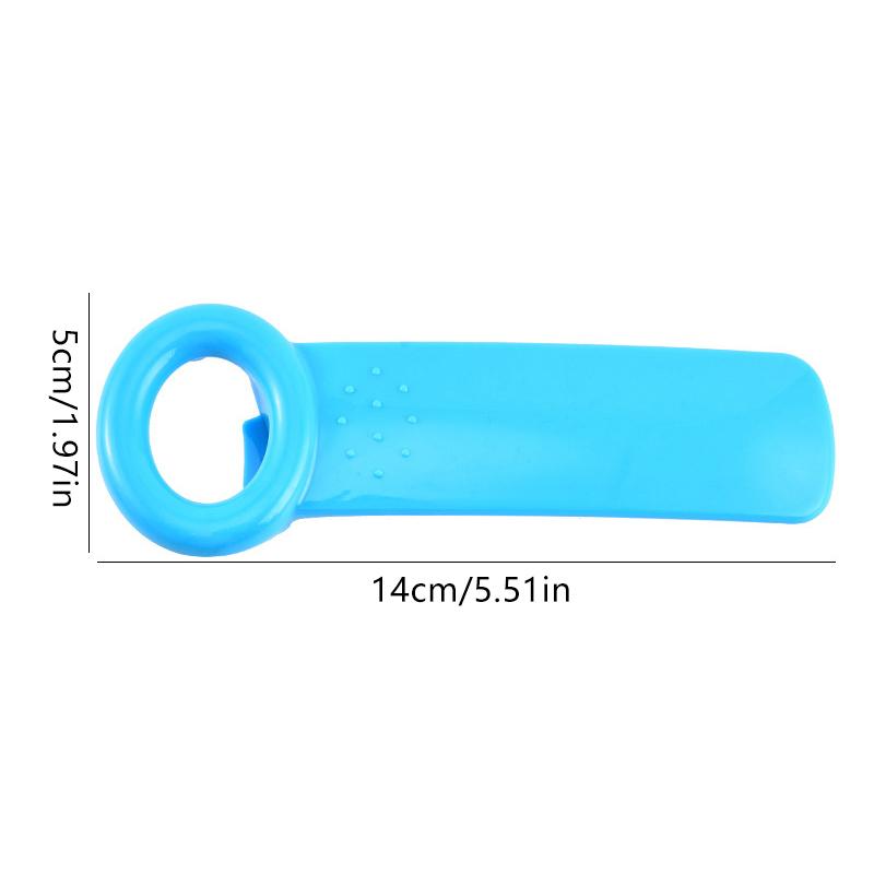 Plast Öppnare för Ölflaskor Köksredskap Enkel Öppnare för Burkocklock och Flaskkapsyler Samt Burköppnare Redskap Köksverktyg