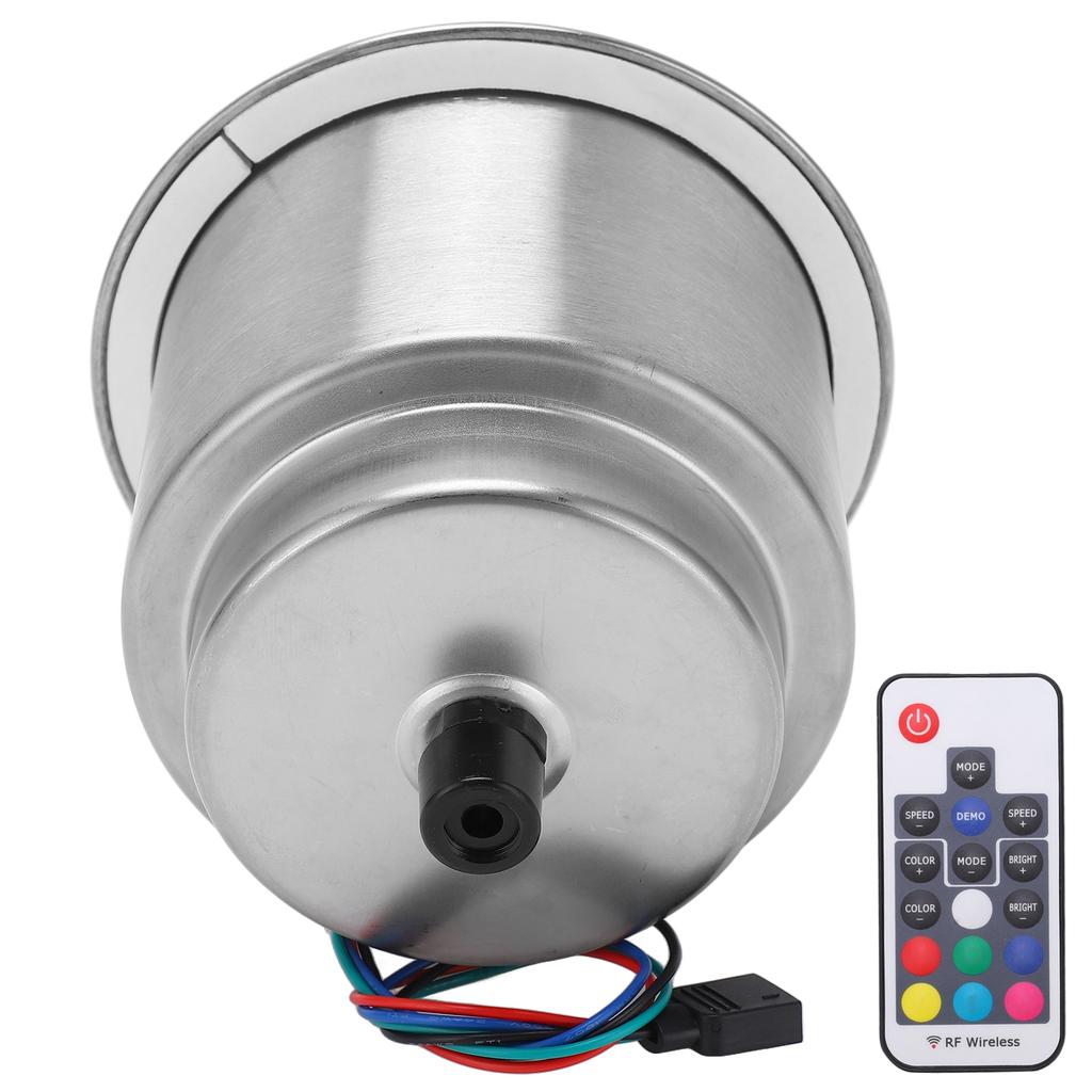 Boat Cup Drink Holder Stainless Steel Marine RGB Cup Holder Rack with Remote Control for Yacht RV Truck