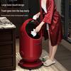 2025 Light Luxury Large-Capacity Trash Can with Lid for Living Room & Kitchen – High Value & No Bending Required
