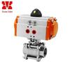 Válvula de Bola Neumática de Acero Inoxidable 304 Jiangsu Yuanyang