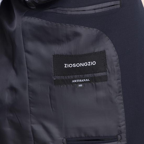 GioGio Artizonal Single Notched Suit Jacket Navy ZE5SU581NY