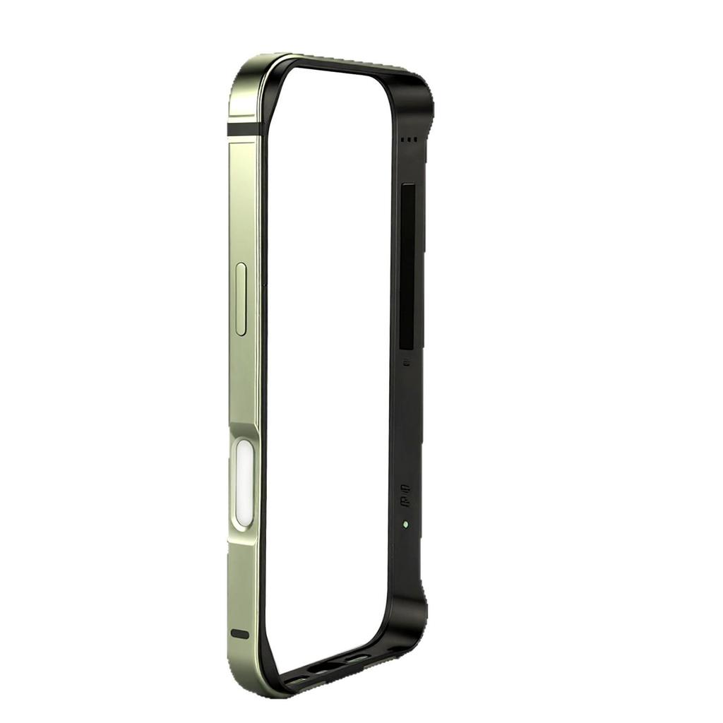 Coque de protection créative en métal avec cadre antichoc pour iPhone 17 - Meilleur vendeur