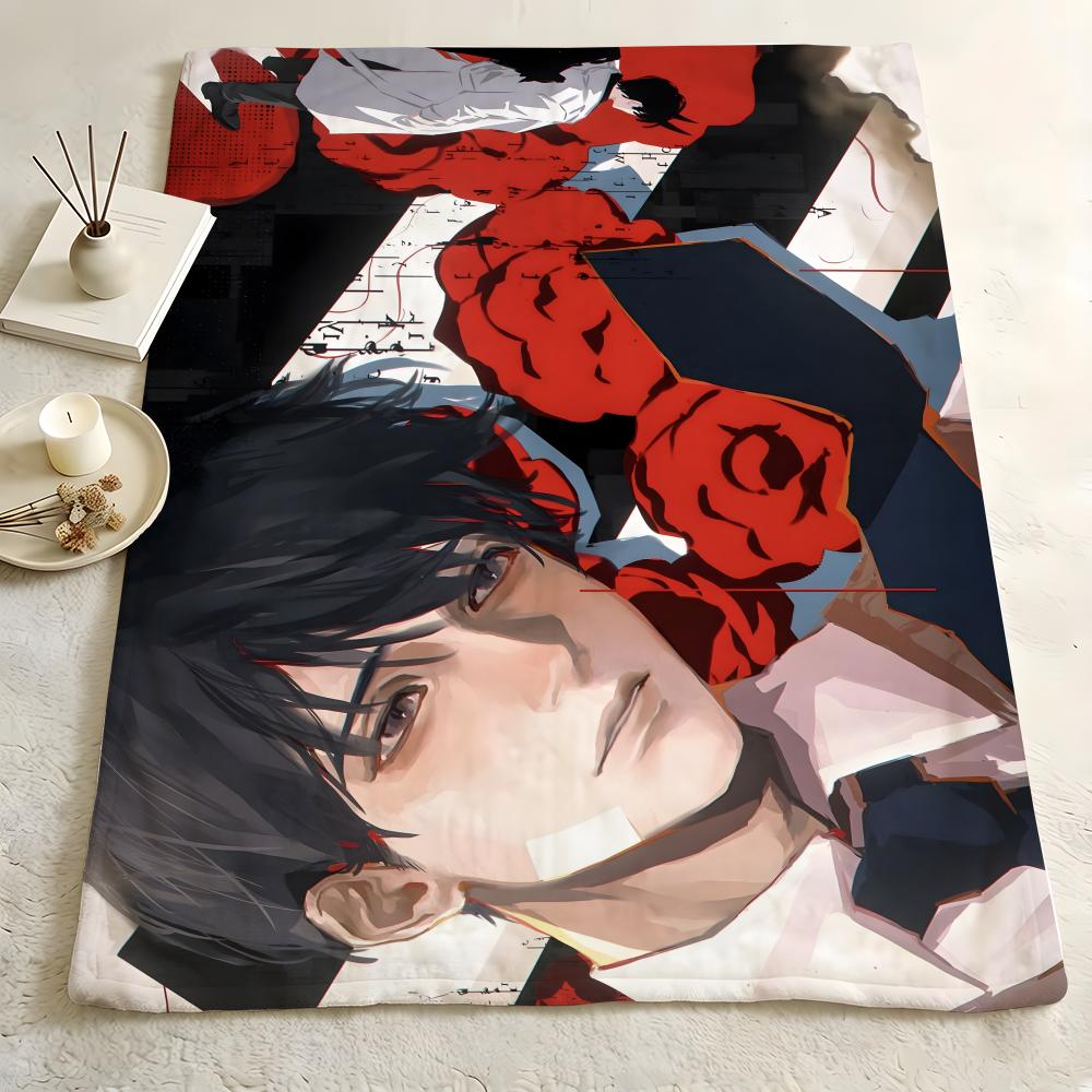 Novel O-Omniscient R-Reader Throw Flannel Blanket Skin Soft Suitable for Sofa Living Room Bed Travel and Gifts