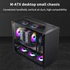 Translation Gaming Computer Case With Grip Handle Cooling Pc Tower For M-Atx/Itx Motherboard Usb3.0 338Mm Graphic Card Length