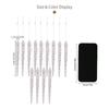 Icicle Ornaments for Christmas Tree 24X Clear Acrylic Icicles Drop Ornaments Crystal Christmas Ornaments for Christmas New Year