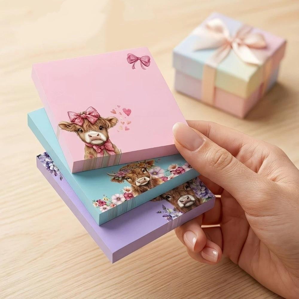 Square Sticky Notes Set 80 Pages Sticky Notes Planner Memo Pads  School Supplies