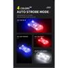 1/2PCS Car RGB LED Door Strobe Warning Signal Lights USB Magnetic Welcome Light Safe Anti-collision Emergency Lamp