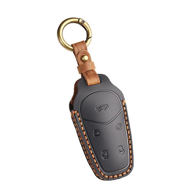 Applicable to 2024 Lantu Dreamer PHEV/EV Chasing Light PHEV Car Key Cover All-inclusive Leather Shell Buckle Male