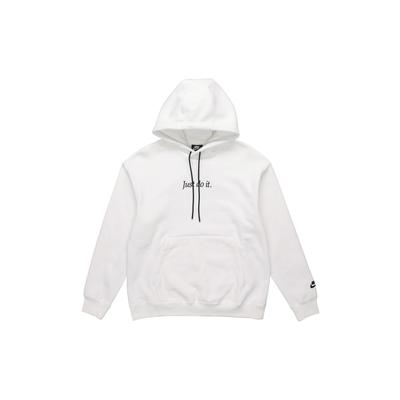 Nike Sportbekleidung Fleece Pullover Hoodie mit Kordelzug Herren Oberteile Weiß CI9407-100