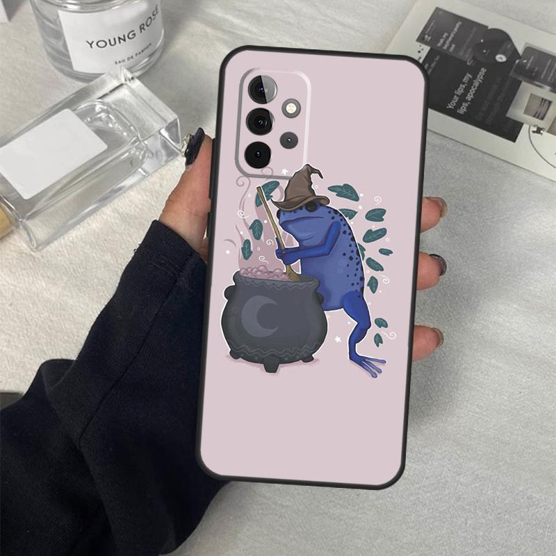 Witch Frog Case For Samsung Galaxy A54 A34 A14 A36 A56 A06 A13 A53 A32 A12 A22 A52 A35 A17 A16 A55 A15