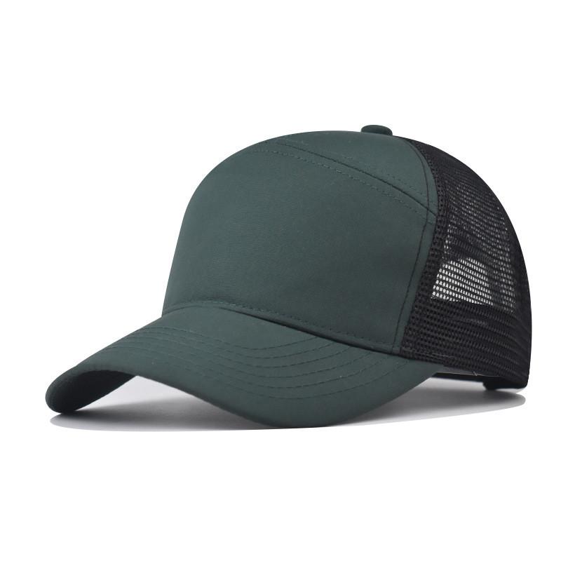 Cotton Mesh Cap With Short Brim And Geometric Style For Summer Hiking And Casual Wear