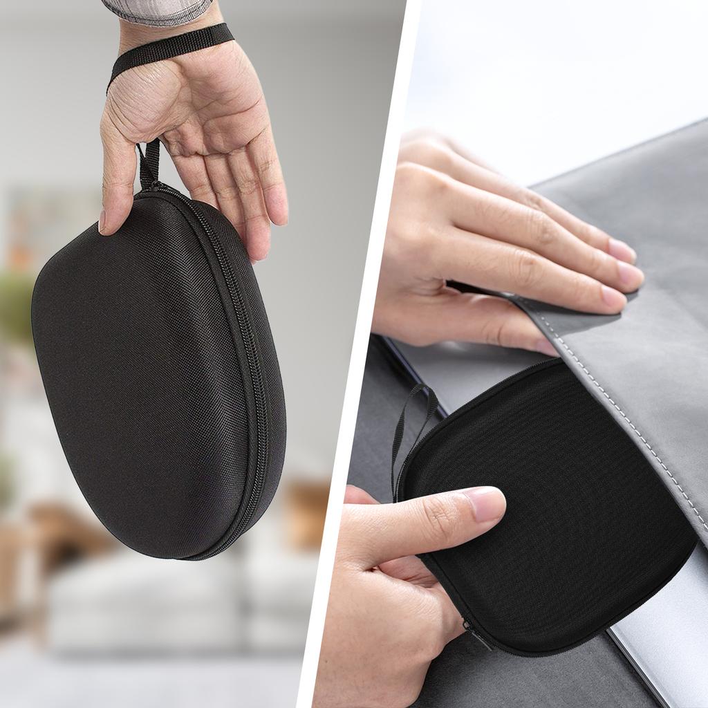 Headphone Carrying Case Shockproof Headset Pouch Anti-pressure Universal Capacity Earphone Container Company Supplies