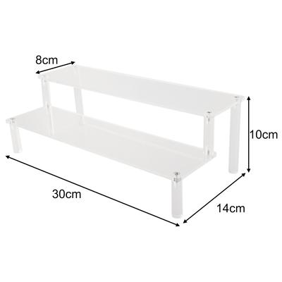 Convenient Cleaning Retail Store Acrylic Display Stand Figurine Display Stand Detachable Design Easy Installation