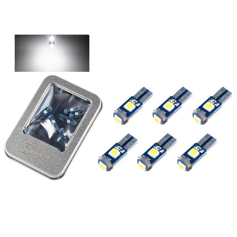 

1797 T5 LED Meter Sphere, Panel Ball, Air Conditioner Ball, Wedge Ball, White, Dashboard, set of 5 белый