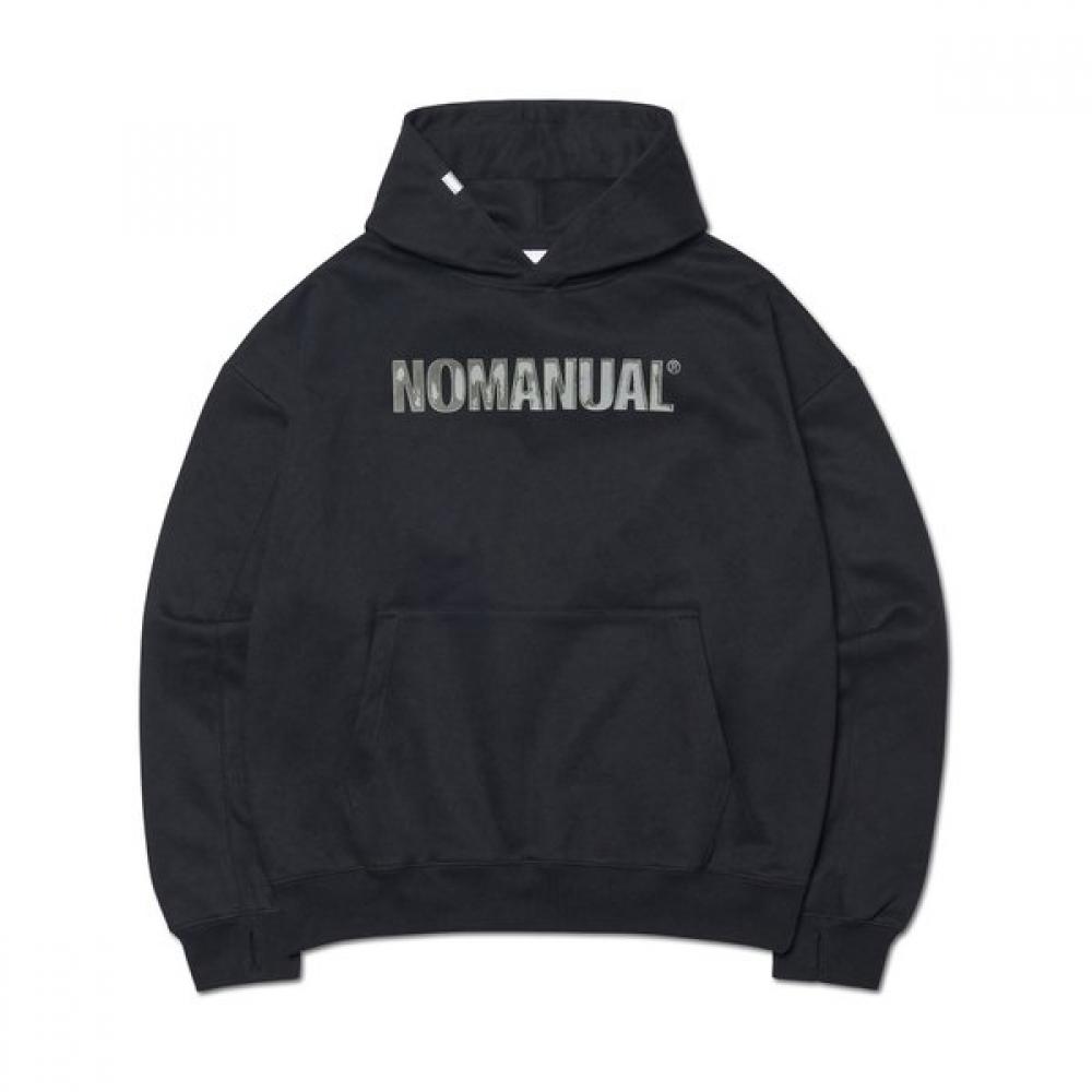 

Nomanual Stamped Logo Hoodie Black L