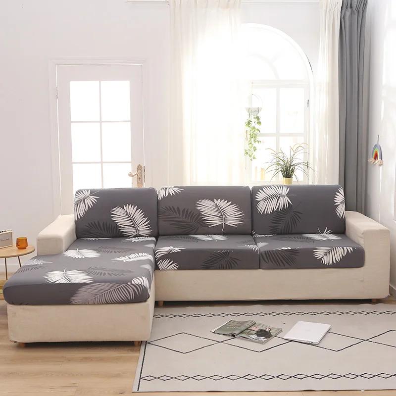 Elastic Sofa Cushion Cover Anti-Dust Sofa Cover For Living Room Pets Kids Seat Cover Chaise Longue Corner L Shape Sofa Slipcover