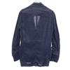 DIRK BIKKEMBERGS Made in Italy Linen Blend tailored jacket 46 Navy Ancon Men's Used