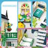 Non-Toxic 998Pcs City Flower House Building Blocks Creative Plant Villa Model Bricks Desktop Decoration Diy Toy For Kids Holiday Gifts