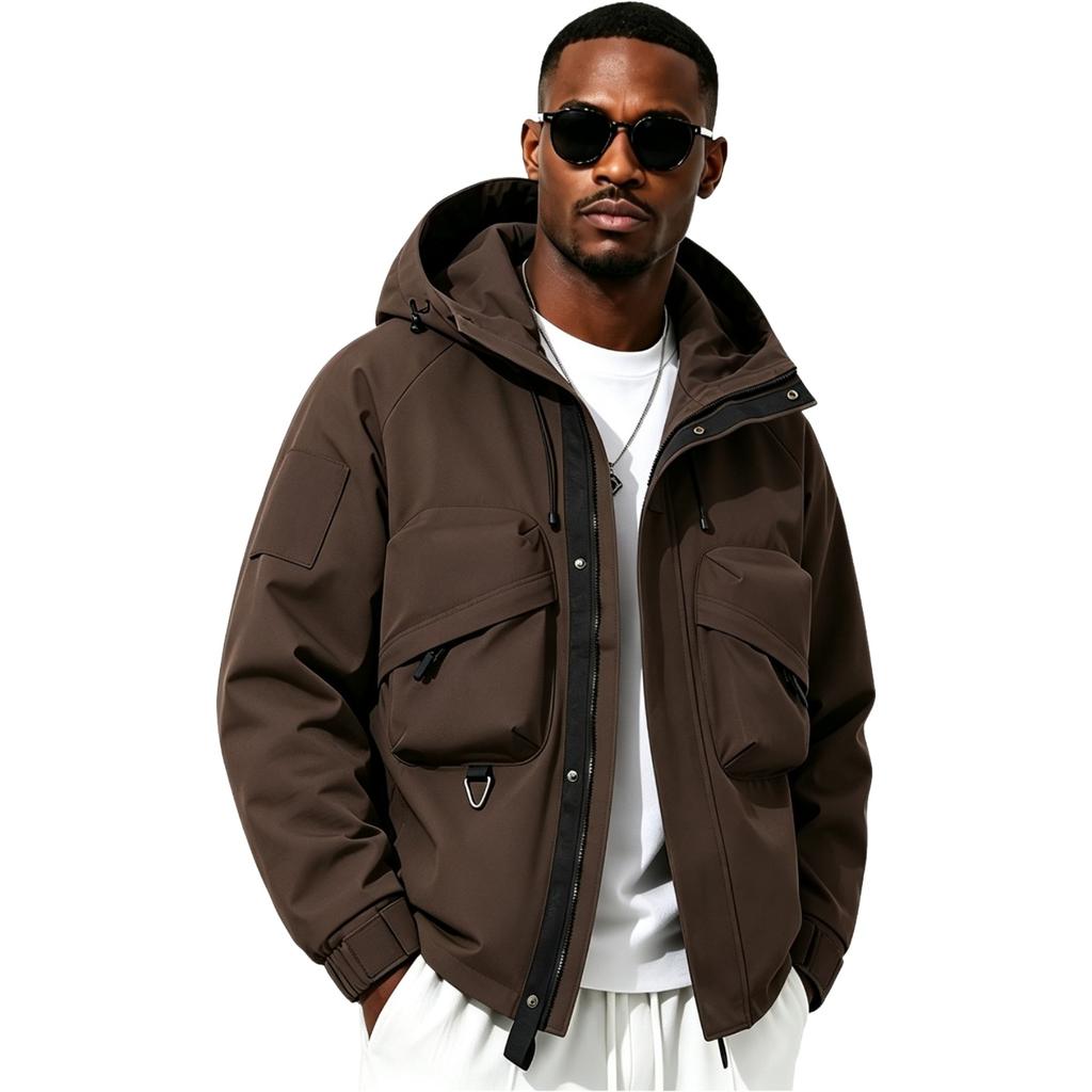 Men's Casual Trendy Japanese Windbreaker Jacket for Outdoor