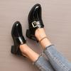 Fashion Women's Shoes 2025 Brand Buckle Strap Women's High Heels Fashion Metal Decoration Office and Career New Plus Size Heels Women