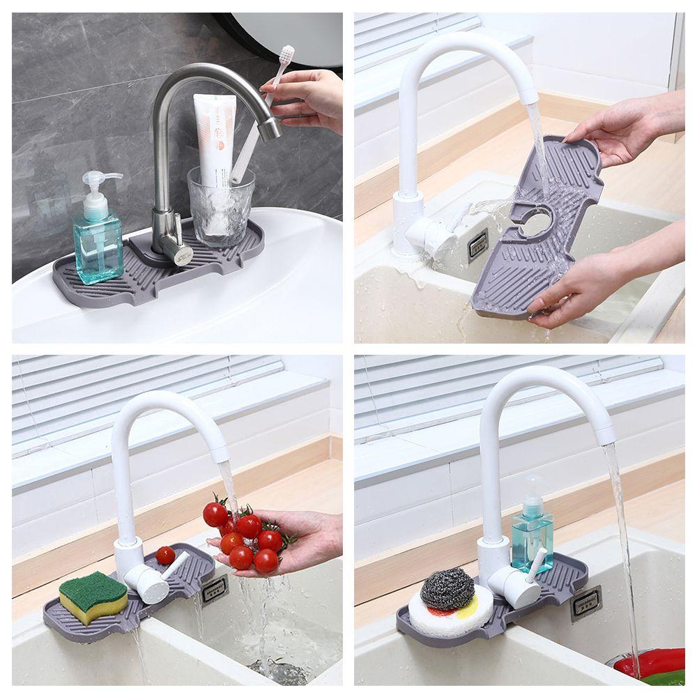Countertop Protector Faucet Absorbent Mat Sink Splash Guard Faucet Absorbent Pad Drip Catcher Mat