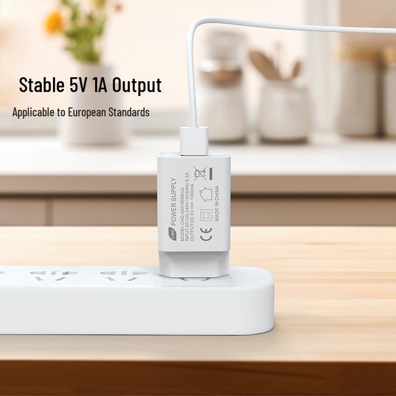 5V1A EU Charger CE/ROHS Certified USB Adapter for Fan, Speaker, Instrument FCC/CCC