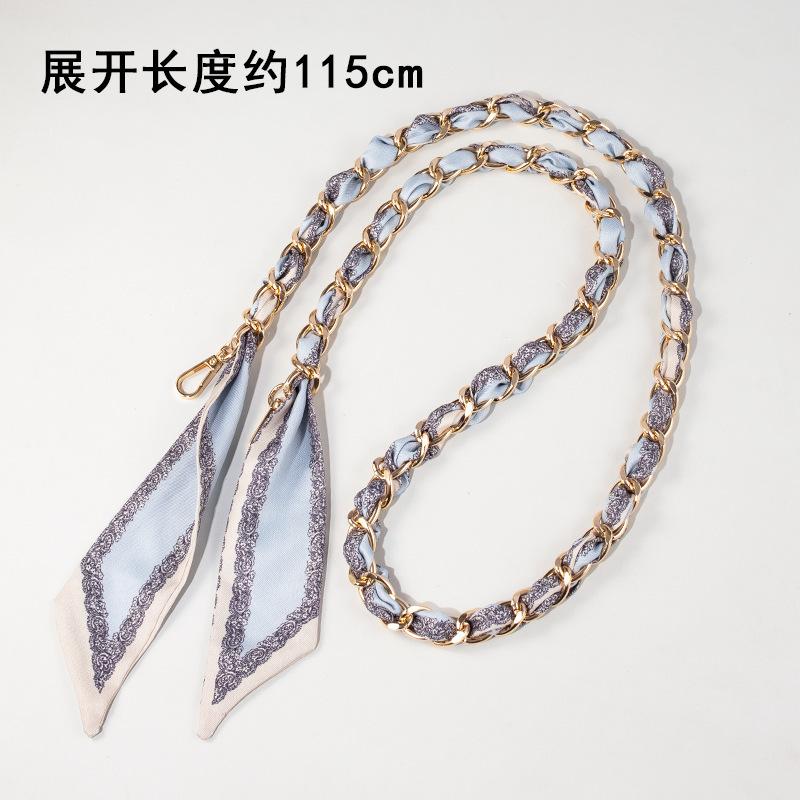 Bag Chain Strap Silk Scarf Metal Long Decorative Accessory Modification Order Buy Replace Evelyn Shoulder