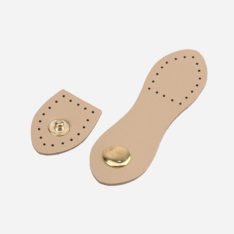 Leather Bag Buckle Handmade Buttons Wallet Hasp Clasp Buckle Card Pack Buckle For Diy Handbag Accessories