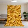 Fashion Cool Fries Blanket Flannel Warm Soft Throw Blanket For Room Sofa Childish Birthday Gifts