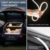 Waterproof LED Interior Light Flexible Streamer Strip Light  Car Interior