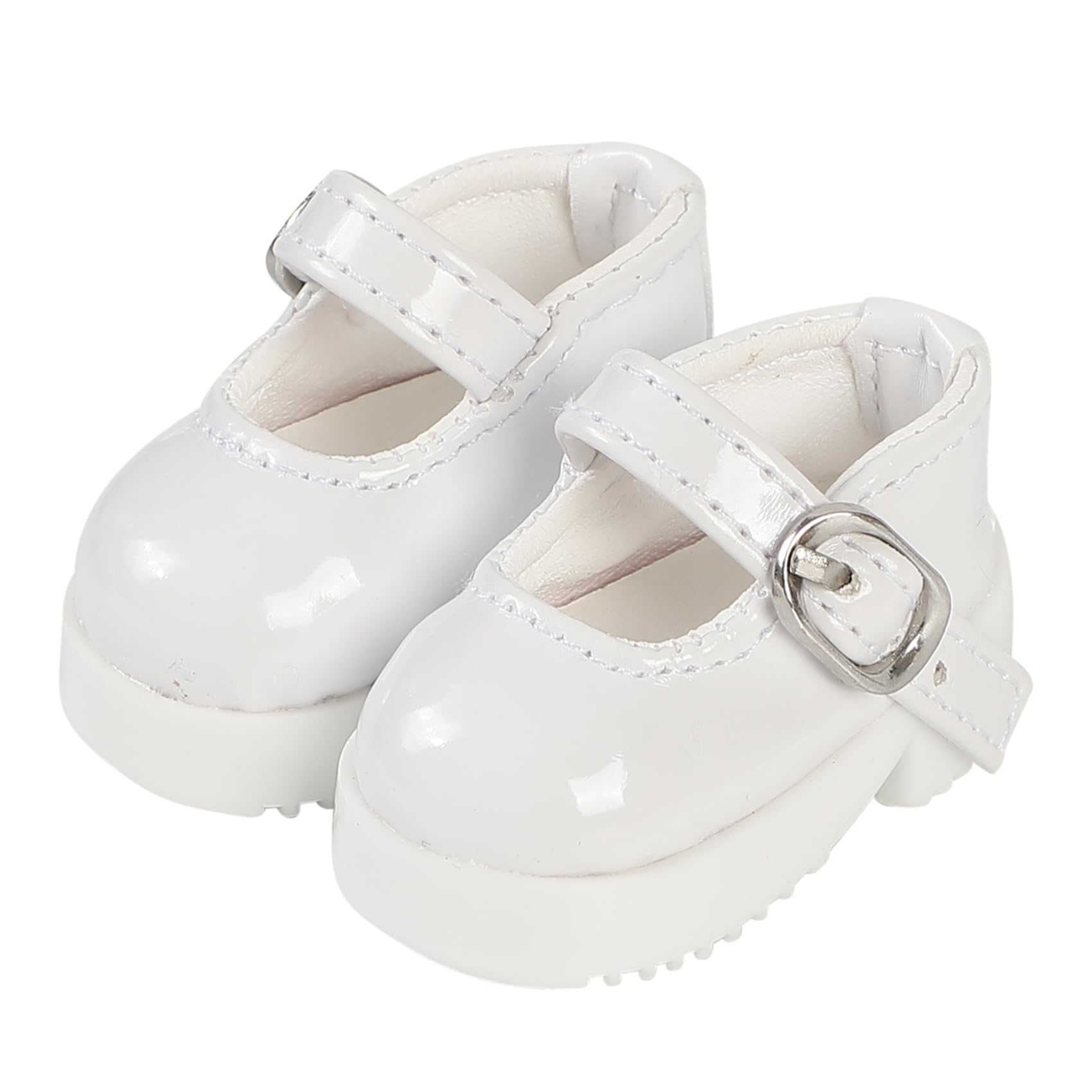 

AXLUCE плюшевые кожаные туфли кукольная игрушка-обувь-мягкая одежда-20см (белый)