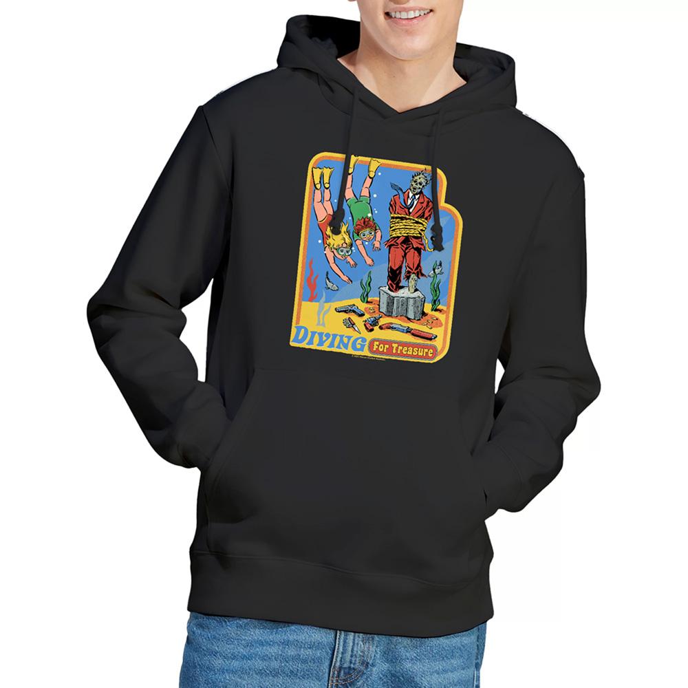 Steven Rhodes Unisex Adult Diving For Treasure Hoodie