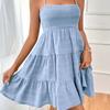 Casual zomerjurk voor dames, mouwloze zonnejurk, tankjurken, strandjurk, strandjurk
