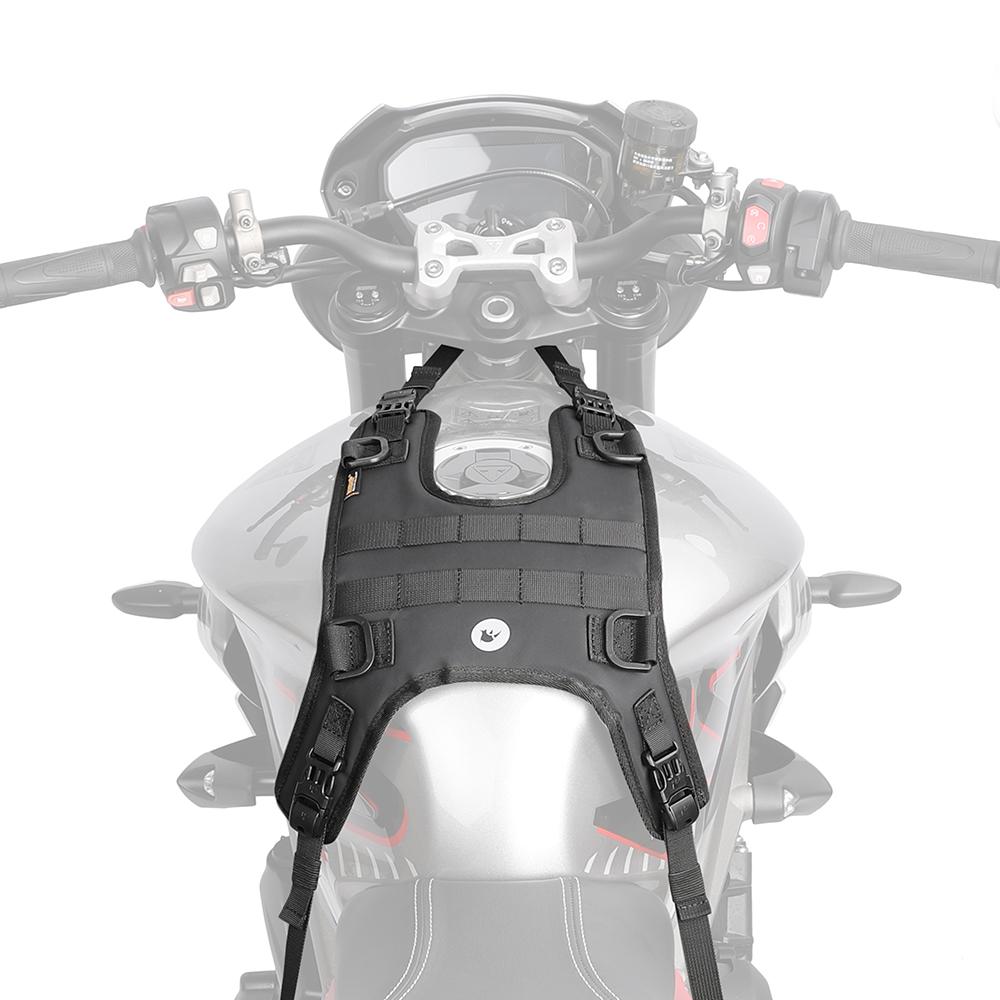 Motorcycle Saddle Bag Mounting Base Motorbike Tail Bag/Rack Bag/Rear Seat Bag/Fuel Tank Side Bag Universal Saddle Bag Mount Base