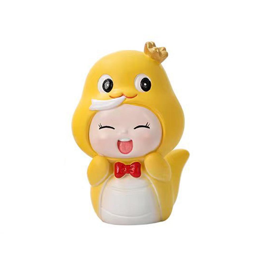 

Resin Crafts New Year Snake Statue Cute Small Snake Ornament Home Office Accessories Boys