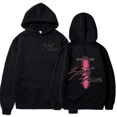 Bluza Kpop Zabawna Jisoo Lisa Rose Jennie Loog Komiksowa Męska Jesień Zima Ciepła Moda Trendy Luźna Wygodna Bluza