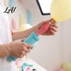Compact Balloon Inflatable Device Hand Held Way Dual Two Plastic Pump Action Inflator Latex Inflator Manual Air Pump for Balloons