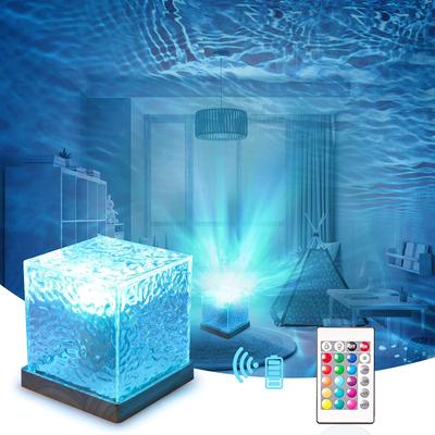 Crystal Portable Desk Lamp RGB Color Changing Night Light,Touch Lamp with USB Charging Port,Night Light for Kids Nursery, Nights