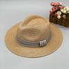 Spring Summer Ladies Panama Straw Hat Vintage British Japanese Hat Sun Hat Women's Summer Sun Hat Sun Protection